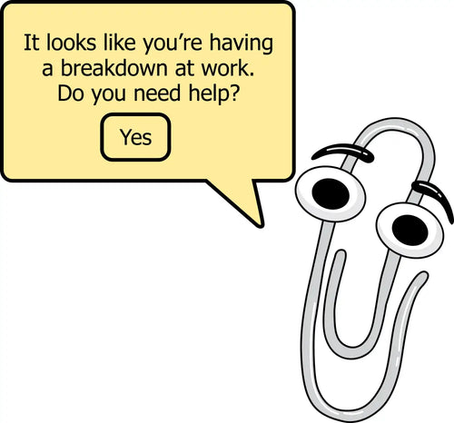 Breakdown at Work - Sticker